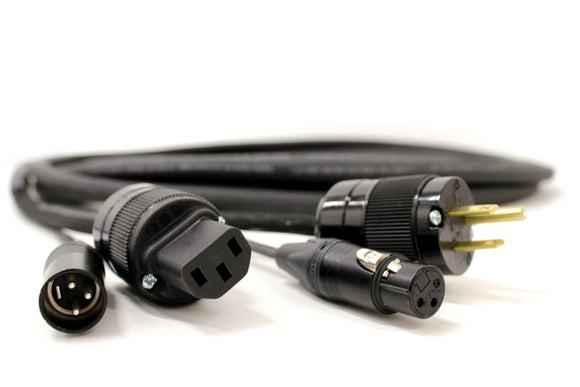 DH-UIX U-Ground to IEC & XLR Hybrid Cables